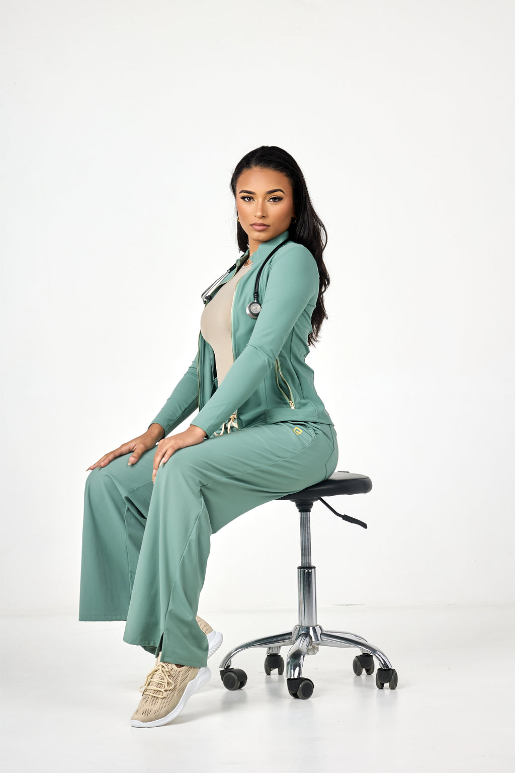 Sage Green Scrub Set
